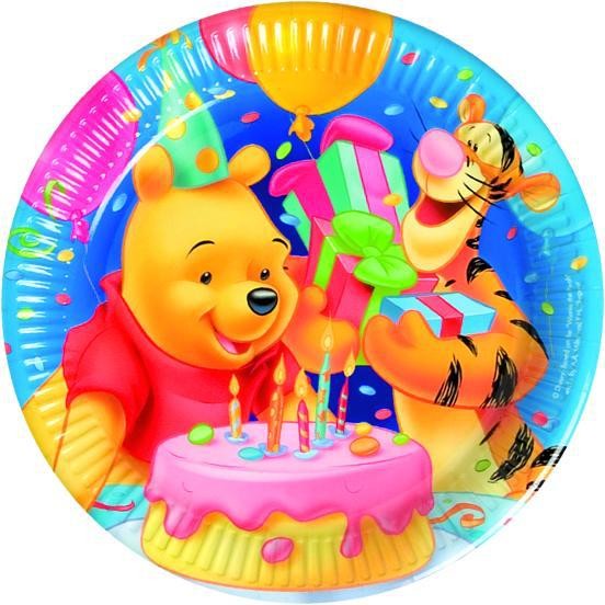 PIATTI WINNIE THE POOH 23CM 10PZ