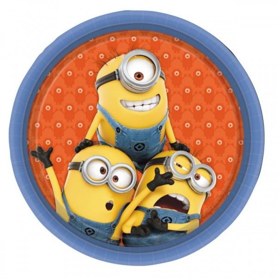 PIATTINI MINIONS CATTIVISSIMO ME 2 - Jolly Toys - Addobbi ed articoli per  feste ed eventi