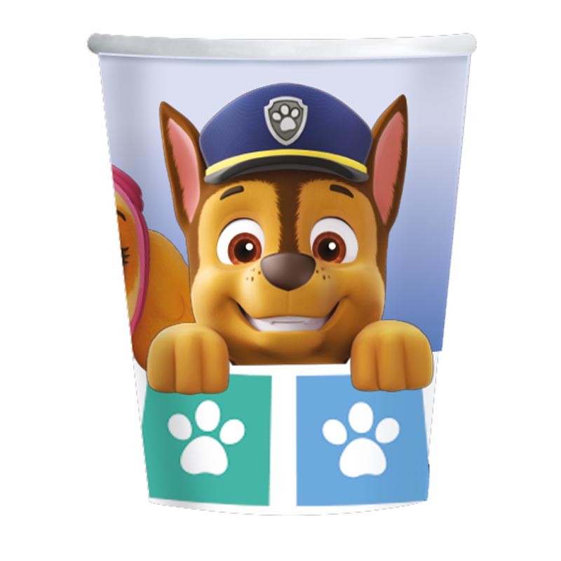 Bicchiere carta Paw Patrol 8pz