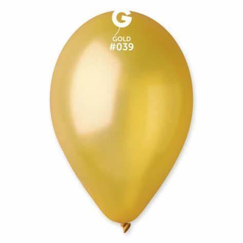 Palloncino 10 GM90 Oro Met. 